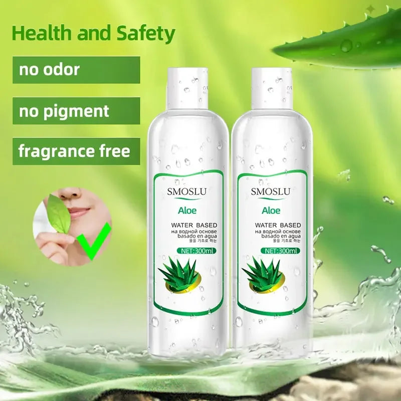 Lubricante Premium Aloevera 300ml/600ml a Base de Agua